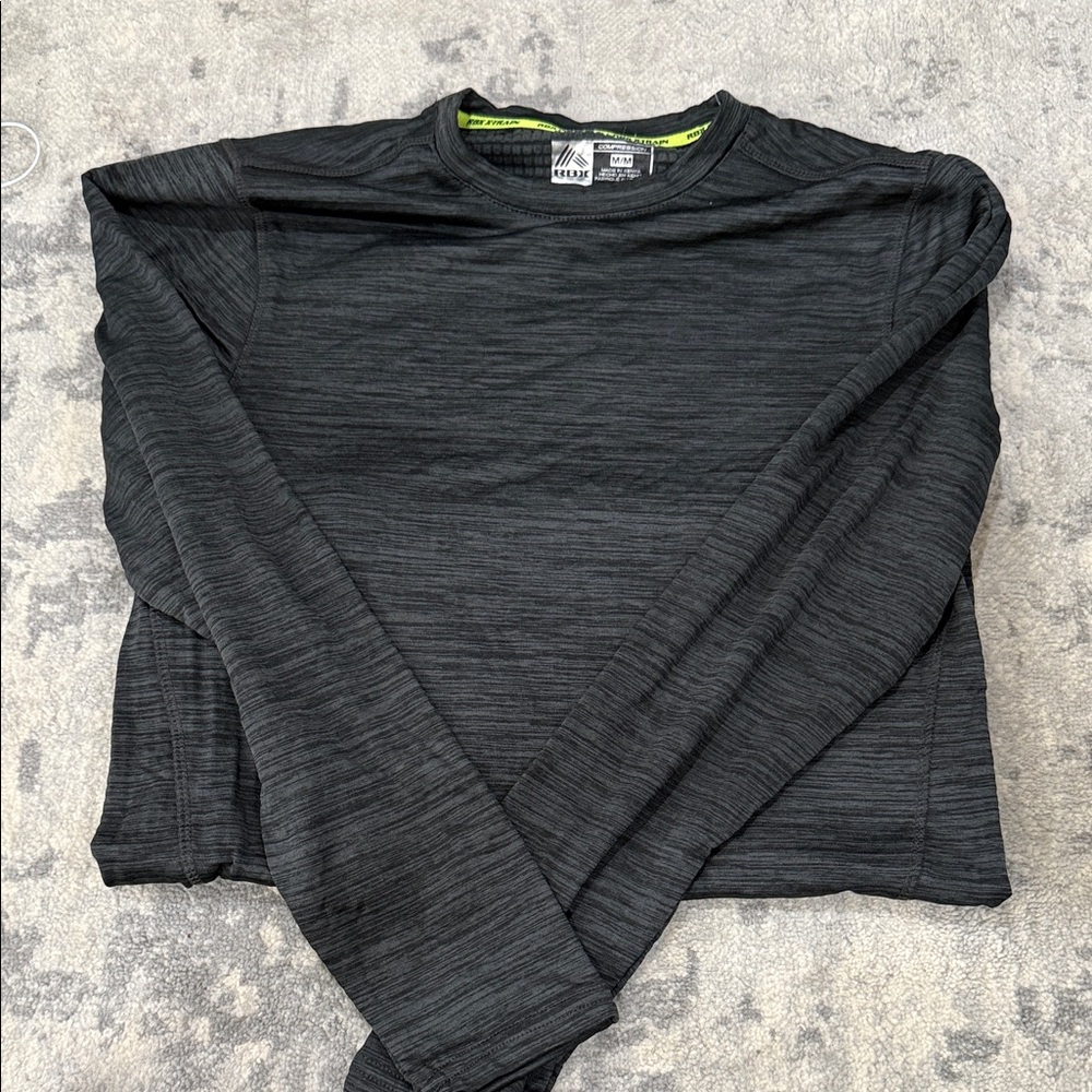 RBX Men's Long Sleeve Tee - Charcoal Gray